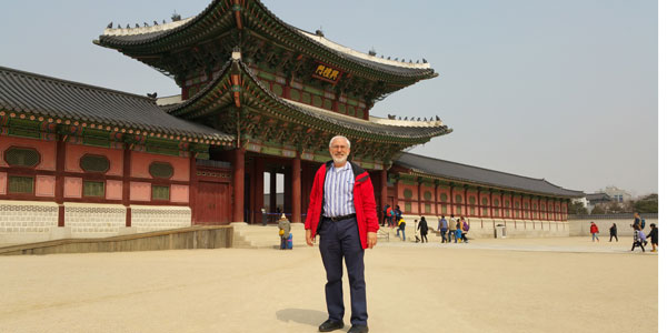 Greg Saltzman at Gyeongbokgung Palace 
