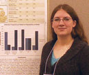 Allison McClish, '15, at the 2014 Drosophila Research Conference