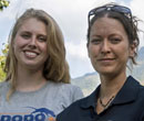 Kate Sears Webb, '16, and Cindy Cardwell Fast, '08