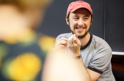 Albion College student smiling