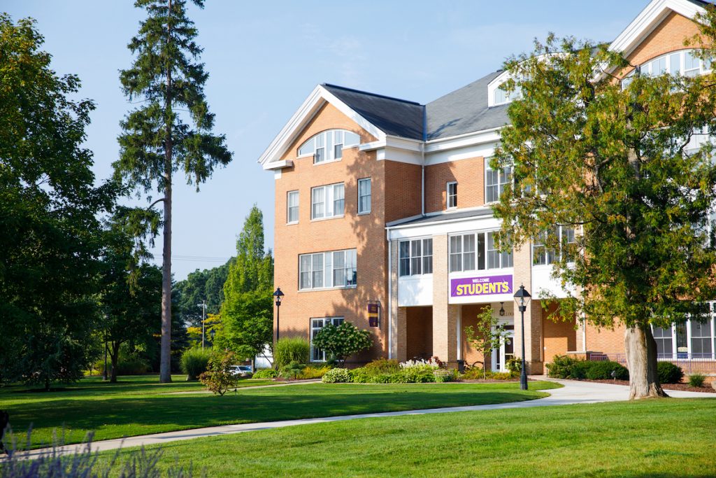 The Kellogg Center on a sunny day.