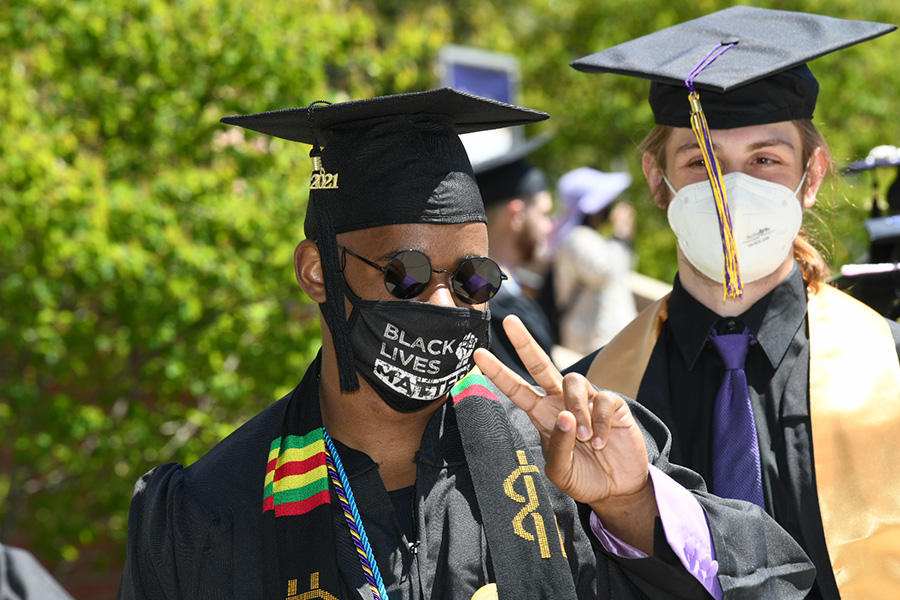 Commencement, Albion College, May 8, 2021