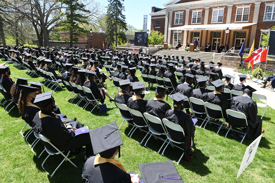 Commencement, Albion College, May 8, 2021