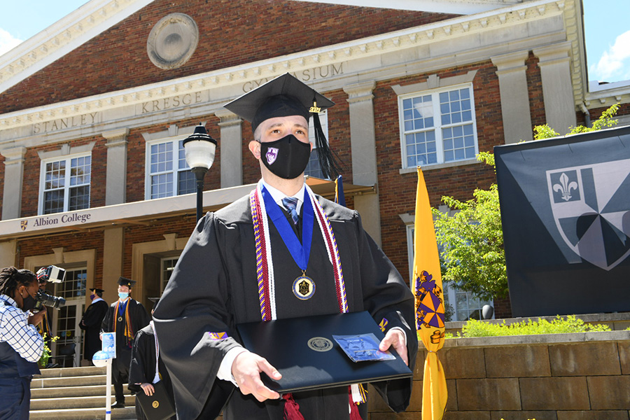 Commencement, Albion College, May 8, 2021