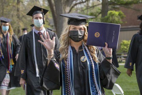 Commencement, Albion College, May 8, 2021