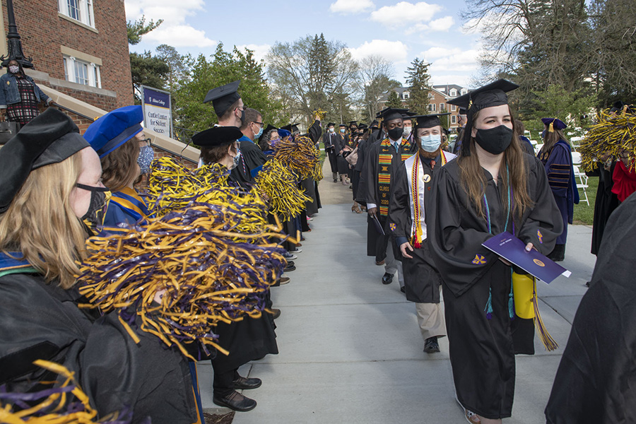 Commencement, Albion College, May 8, 2021