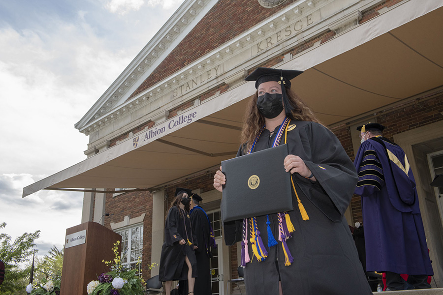 Commencement, Albion College, May 8, 2021