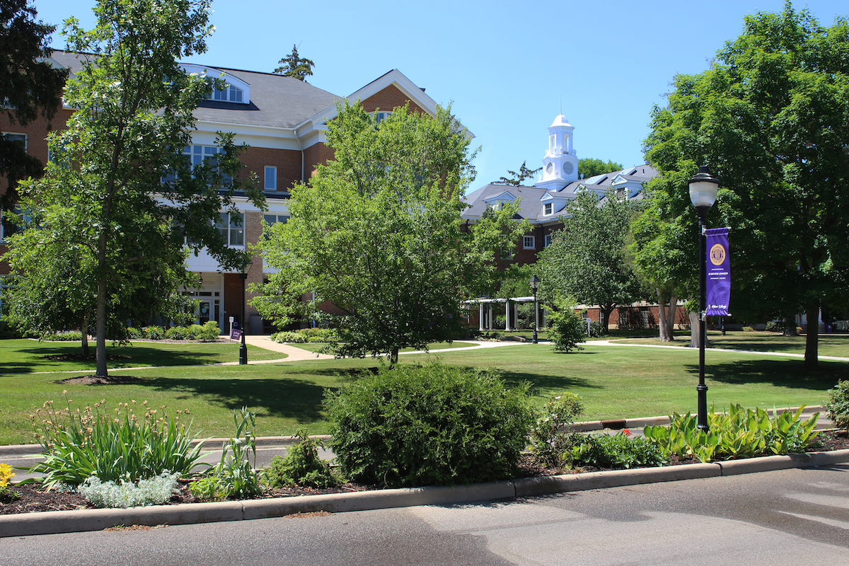 Hannah Street on the Albion College campus.