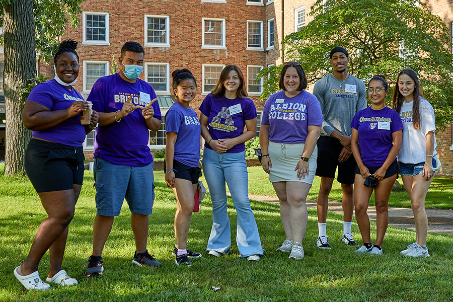 Albion College community assistants, August 2021