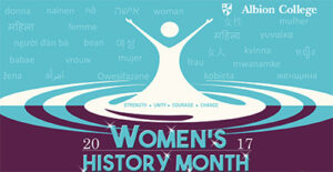 Women's History Month logo.