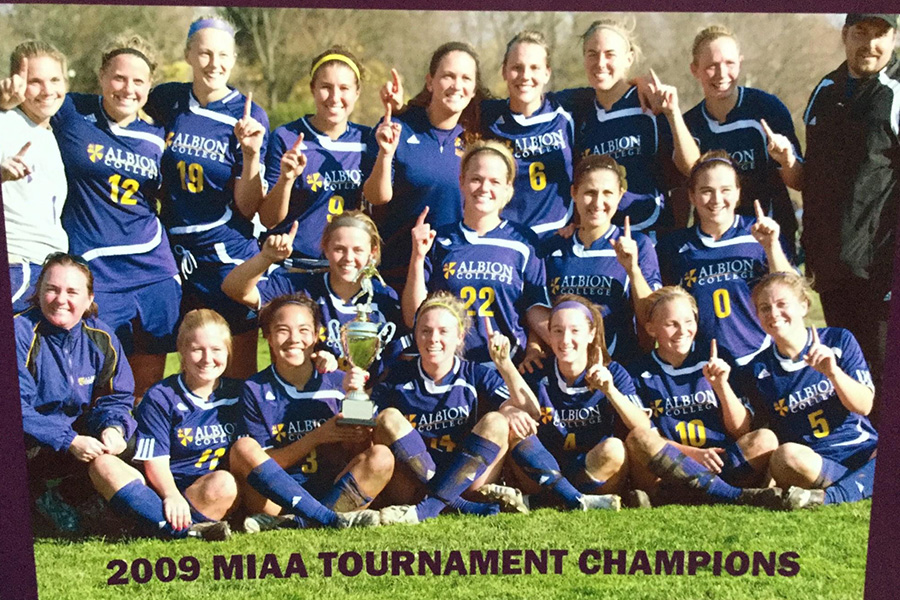 Albion College women's soccer, 2009 MIAA Tournament champions