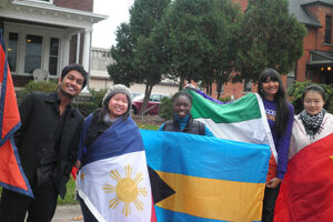 International students at Albion.