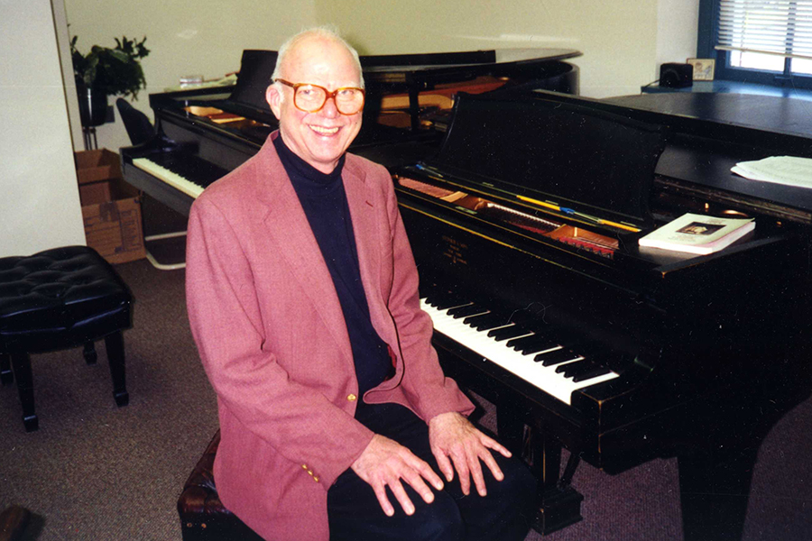 Tom Doran in the 1990s, Albion College.