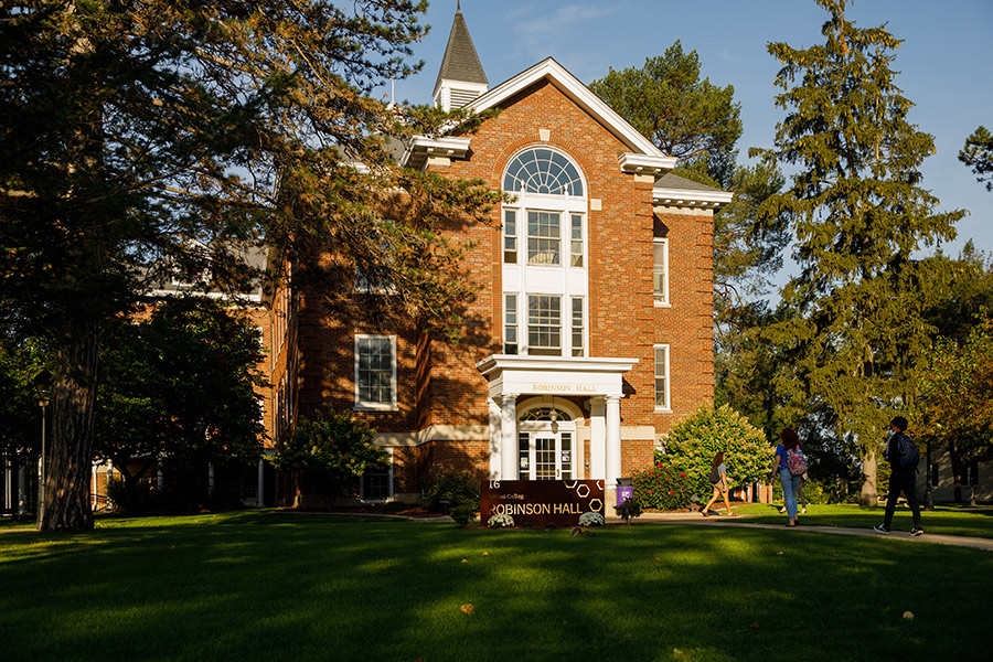 Robinson Hall, facing east toward Ditzler Way.