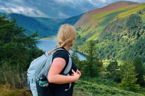 Kara backpacking in Ireland