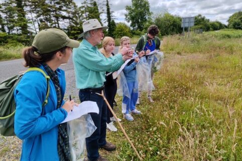 Ashlynn doing field work in Ireland