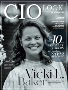 Vicki Baker on the cover of the CIOLook magazine. 