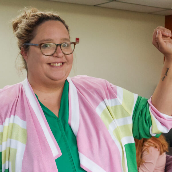 Jasmine LaBine Brings the Spirit of Mr. Feeny to Albion College Classroom