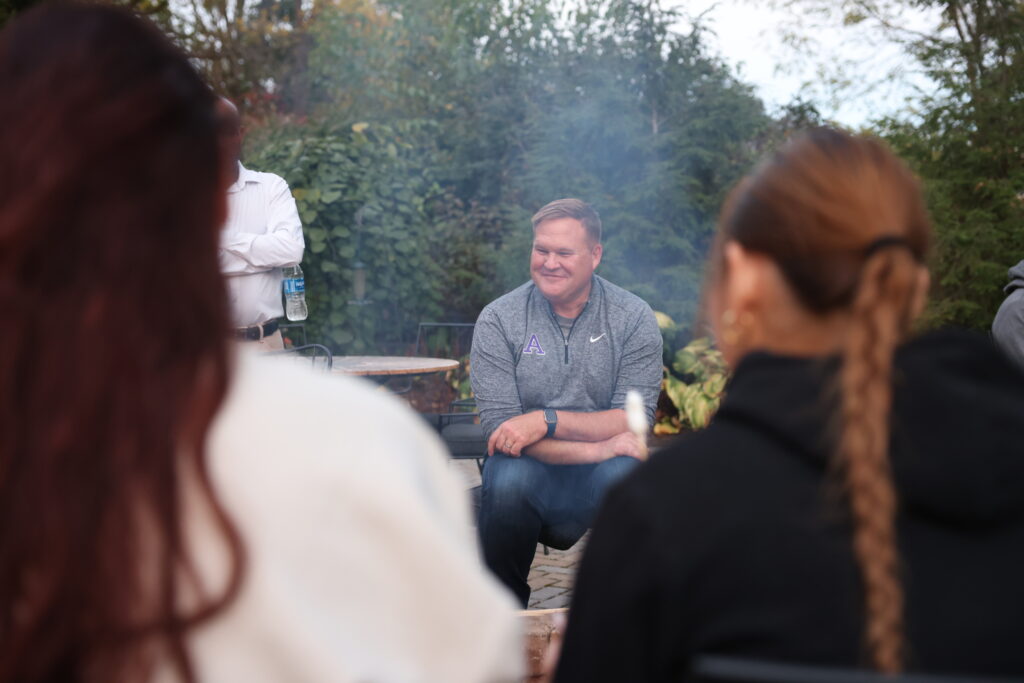 S'mores with President Webster
